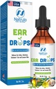 Natruro Natural Ušní kapky pro ušní infekci - Homeopatická, Bylinné Earddropy pro dospělé, Děti & Domácí zvířata - pro uši, Ucho plavce, Loosen Wax - Děti Safe Uar Oil, Made in USA (2 Oz)