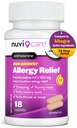 Fexofenadine 180mg 24 hodin - Fexofenadine Hydrochloride 180 mg Antihistamin pro alergickou pomoc, Nohy, Runny Nose, Svědění, Porovnat s Allegra 24 hodin Non Drowsy Allergy Medicine (18 Počet)