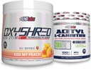 EHP Labs Non- Stim + Acetyl Bundle - OxyShred Thermogenic Pre Workout Prach & Trhání dodatek - Acetyl L- karnitin - Podporuje výrobu přírodní energie, AIDS metabolismus, a zdravé funkce mozku
