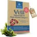 Testa Omega 3 Vegan Krill Supplement- 1000mg Softgels, 2 krát více Omega-3, DHA, EPA, Astaxanthin, Fosfolipidy - Srdce, mozek, oko, společná podpora - Ne z ryb, Řasy zdroj - 60 Softgels