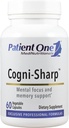 Pacient One Cogni- Sharp 124; Doplněk k podpoře rozpoznávání, zaměření a duševní jasnosti * Gingko, Lví hříva, Bacopa a další 124; 60 Kapsle
