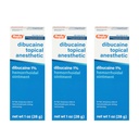 Rugby Dibucaine Topical Anestetic 1% Hemeroid Ointment - Pain Relief Cream for Stening and Burning, Hemeroid Treatment, Anti Itch Cream 1 Oz (3 Pack)