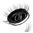Lashify Curl 16mm Gossamer Eylash Rozšíření Refill, Black, DIY False řasy pro přírodní vzhled
