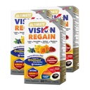 LABO Nutrition Ultimate VisionREGAIN, Eye Vitamin Beyond AREDS 2 Formule s Lutein, Zeaxanthin, Saffron Extract, Blueberry pro makulární a retinální zdraví, Oční únava, Night Vision Support 60 Countsx3