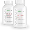 PaleoLife Premium Glutathione + Milk Thistle + Zinek - 60 Žvýkací tablety, Cherry Flavor (2- Pack)