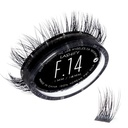 Lashify Fluffy 14mm Gossamer Eylash Extensions Refill, Black, Easy DIY False řasy Přidat plnost a rozměr