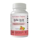 Přírodní kyselina listová 800 mcg (vitamin B9) 365 EZ žvýkací tablety Cherry Flavor