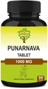 Tablety Punarnava 90 tablet, 1000 mg přípravku Boerhaavia diffusa 124; Bylinné tablety přípravku Boerhaavia z Indie