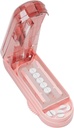 Pill Cutter Splitter pro malé a malé pilulky, Pill Splitter přesně odřezává více pilulek najednou pro velké a malé léky, Sharp čepel s bezpečnostní stráží (růžová)