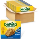 BelVita Snídaně Bary Sušenky, Borůvky, 30 Celkem Balení, 6 Krabičky (4 Sušenky Per Pack)