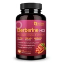NATURE TARGET Berberine HCl 1200mg, dodatek Berberine with Ceylon Cinnamon, Chromium - Podporuje imunitní, Gastrointestinální a srdeční zdraví, Non- GMO, 120 Kapsle