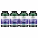 Swanson Magnesium Laktát - Minerální dodatek Podpora svalů a kostí Podpora zdraví - Lactose- Volný laktát minerální forma pro jemnou absorpci - (120 Kapsle, 84mg každý) 4 Pack