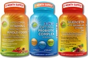 Imunitní & Gut Health Bundle - 3- in-1 Probiotic with Enzymes & Prebiotic + Quercetin with Bromelain, Zinek, Vitamin C & Organic Whole Foods + Liposomal Vitamin C 1500mg with Organic Acerola & Camu Camu