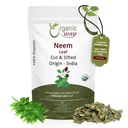 Organic Way Neem Leaf Střih a prosévání 124; Bylinný čaj 124; Premium Neem Leaf 124; USDA Certified OF 124; Non GMO & Gluten Free OF 124; Původ - Indie (16 oz - 1 libra)