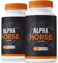 (2 Pack) Alpha Horse Kapsle, Alpha Horse Oficiální mužské Formule pilulky, AlphaHorse pro Stamina & Performance, Alfa Horse pro muže Premium jednou denně Pill Pastilly, Alpha Hrse Complex (120 Kapsle)
