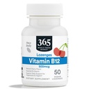 365 by All Foods Market, Vitamin B12 500mcg Lozenges, Natural Cherry Flavor, Vegan, 50 Count