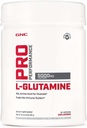 GNC Pro Performance L-glutamin 5000mg, Aminokyselina doplněk prášek, podporuje svalové zotavení a funkce, Paliva imunitní systém, hraje klíčovou roli v proteinové syntézy, bez příchutí, gluten zdarma, 181