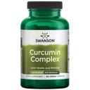 Swanson Curcumin Complex - Bylinný doplněk podporující společné zdraví, mobilitu a fyzickou funkci - Standardizovaný s BioPerine pro maximální absorpci - (120 Veggie Kapsle)