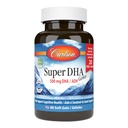 Carlson - Super DHA drahokamy, 500 mg DHA doplňky, 640 mg mastné kyseliny, Wild- Catched Norský Arctic Fish Oil koncentrát, Udržitelně sourced Nordic Fish Oil Capsules, 60 + 20 Softgels