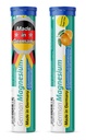 Německý dodatek k oxidu hořečnatému 124; Effervescentní tablety 124; Orange Flavor - 200 mg hořčíku na porci 124; bez cukru, Vegan - T & D Pharma - Made in Germany