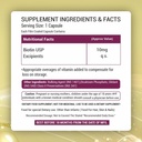 Přídavná kapsle na bázi biotinu s DHT blokátory, Omega & Biotin, podporuje Keratin Syntéza 124; pro silnější vlasy, kůže a nehty - 90 Veg Kapsle