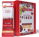 Sugar- Zdarma vanilková ochucená Psylium Husk, 24 Fiber Packets