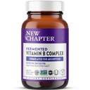Nová kapitola vitamin B komplex, fermentovaný vitamín B komplex, USDA Organic, One Daily for Cellular Energy + Brain + Beauty, 100% Vegan, gluten- Free - 90 Počet