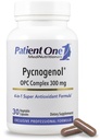 Pacient 1 Pycnogenol OPC Complex 300mg CLAS124; dodatek k podpoře cévního zdraví a zdravého stárnutí * CLAS124; Francouzská námořní borovice a další 124; 30 Kapsle