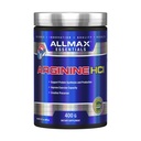 ALLMAX Essentials ARGININE HCL - 400 g - Prekurzor pro syntézu oxidu dusnatého - Vegan & gluten zdarma - 200 Služeb