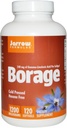 Jarrow Dispas Borage 1200 mg - 120 Softgels - Nejvyšší potenciál zdroj GLA - Podporuje zdraví a imunitní funkci pokožky - Podpora mírného PMS discomform - až 120 Služeb