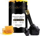 Shilajit Honey Sticks, 30 Sticks - Čisté Himalájské Resin, Organic Honey & Saffron for Energy Boost, Imunitní podpora & Vitalita, SHILAJIT Honey Sticks for Men & Women
