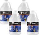 Silver Support - doplněk bylinné imunitní podpory, nano- velké stříbrné řešení, imunitní booster pro děti, domácí zvířata & dospělí, čištěná stříbro, opevnění vašeho imunitního systému pro studenou a chřipkovou sezónu - 4 Gallony