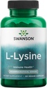 Swanson Amino Acid Ajipure L- lysin Farmaceutický stupeň 500 miligramů 90 Veg Kapsle