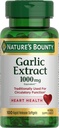 Příroda 's Bounty Česnek Extract, Bylinný dodatek, Podporuje cirkulační funkce, 1000mg, 100 Rychlé uvolnění Softgels