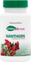 NaturesPlus Herbal Actives Hawthorne 150 mg - 60 Vegetariánských kapslí - Podporuje srdeční zdraví - Gluten Free - 60 Služeb