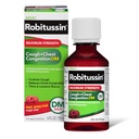 Robitussin Dospělá maximální síla kašel + hrudník Congestion DM Max (4 fl. oz. Láhev), Kašel Suppressant & Expectorant, Malina Flavor