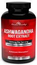 Divine Bounty Organic Ashwagandha Kapsle - 1200mg Ashwagandha Powder with Black Pepper for Enhanced Absorption - Ashwaganda dodatek pro podporu Calmness & Mood - 90 Veggie Kapsle