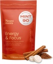 Neurogum Energy & Focus Mints (90 Count Bag, Skořice)