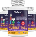 NuBest Tall Kids - Multivitamins & Minerály pro věk 2 až 9 - Kostní síla & Imunita Podpora - Pomáhá dětem, Toddlers Zdravé - Zvířecí tvary - 180 Žvýkací Berry Tablety 124; 3 Měsíce Dodávka