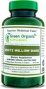 Zelené organické doplňky Capsule White Willow Bark (Single)