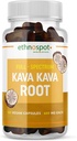 Kava Kava Root Calming Doplněk Kapsle - Podporuje relaxaci a náladovou rovnováhu s přírodním bylinným Kava Extract - Non- Habit Forming, gluten- Free - 125 Vegan Kapsle