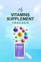 Můj vitamin doplněk tracker: Týdenní deník doplňků a vitaminový příjem, Logbook