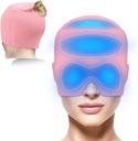 Migréna Relief Cap s Gel Top pokrytí, Bolest hlavy Relief klobouk pro Migréna Sinus napětí Stress Pain Relief, Migréna Ledová hlava Wrap Led Gel Packs Teplá studená terapie Bolest hlavy Relief Cap