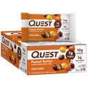 Quest Nutrition Coated Candies, Arašídové máslo, 1g cukru, 10g proteinu, 4g čisté sacharidy, gluten zdarma, Keto Friendly, 12 Počet