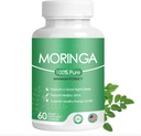 Organic Moringa Kapsle - 800 mg Čistá Moringa Prášek - Nutrient- Dense Superfood for Energy - Moringa Kapsle - 60 Kapsle