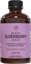 Země farmy Elderberry Liquid, podporuje zdravý imunitní systém, bohaté na antioxidanty, bez cukru, Berry Flavor, 8 Fl Oz
