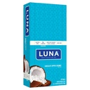 LUNA - Gluten Free Snack Bary - Chocolate Dipped Coconut Flavor -8g proteinu - Non- GMO - Plant- based Worsome Snacking - On the Go Snacks (1.69 Ounce Snack Bars, 15 Počet)