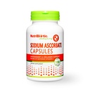 Nutritional Biotic - Ascorban sodný Buffered Vitamin C Kapsle, 100 Ct Capsle 124; Vegan, Non- Acidic & Easy on Digestion Than Ascorbic Acid S124; Essential Imunitary Supplement & Antioxidant Supplement S124; Gluten & GMO zdarma