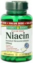 Příroda je Bounty Flush zdarma Niacin 500 mg, 120 Počet