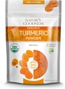 Nature 's Goods Organic Turmeric Powder 124; Pure Ground Curcuma Root Spice 124; Raw Vegan Turmeric Curcumin Seasoning Rich in Vitamíny & Natural Antioxidants Un- GMO gluten- Free 8 oz